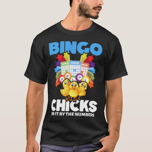 Camiseta Chicas del jugador de bingo femenino divertidos (Anverso)