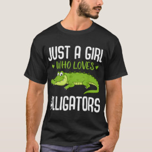 Camiseta Chicas del lagarto Niños Mujeres Reptiles Gator Lo