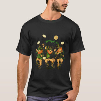 Camiseta Chicas del Leprechaun Griddy Dance St Patricks Day