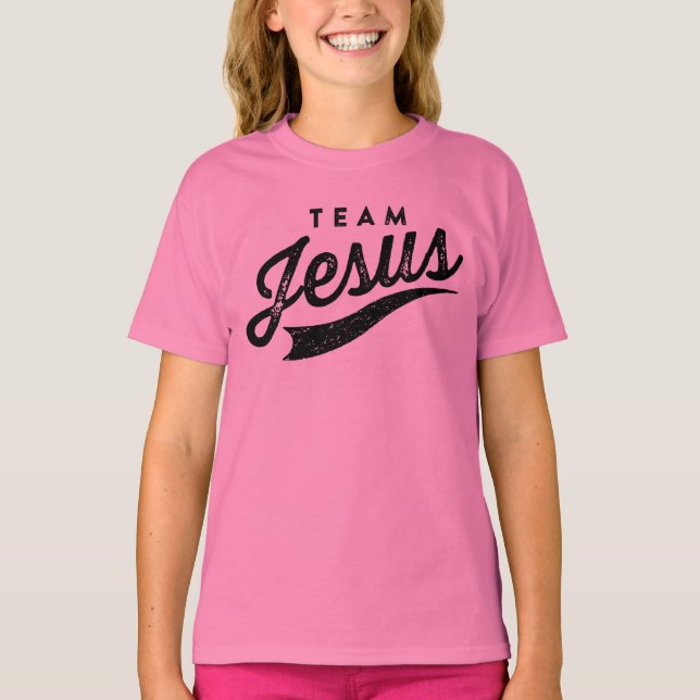 Camiseta Chicas del logo de Team Jesus (Anverso)