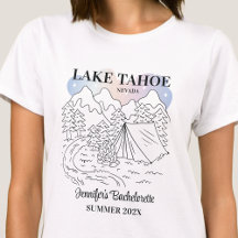 Chicas del partido Camp Bachelorette Camping Perso