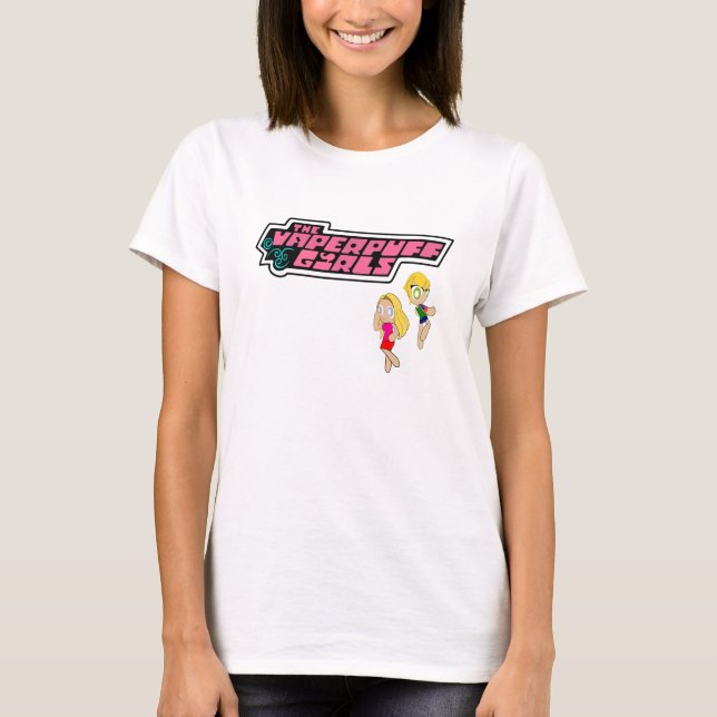Camiseta chicas del vaperpuff (Anverso)