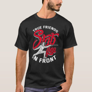 Camiseta Chicas del violador de la valla de esgrima entrena