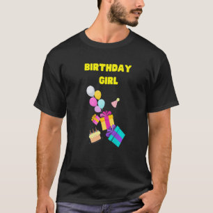 Camiseta Chicas Día especial de diversión de cumpleaños Glo