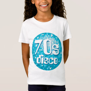 Camiseta Chicas Disco Tiles Blue '70's Disco' equipados con