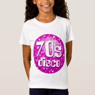 Camiseta Chicas Disco Tiles Rosa '70's Disco' equipados con