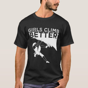 Camiseta Chicas Divertidas Escalan Mejor Regalo Mono Escala