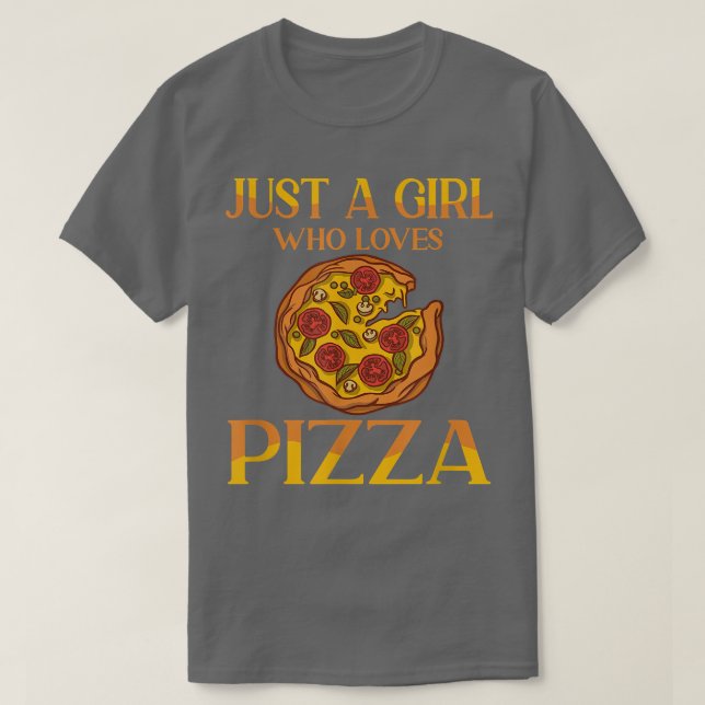 Camiseta Chicas divertidas Pizza Amantes de Regalos Niños G (Diseño del anverso)