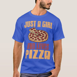 Camiseta Chicas divertidas Pizza Amantes de Regalos Niños G