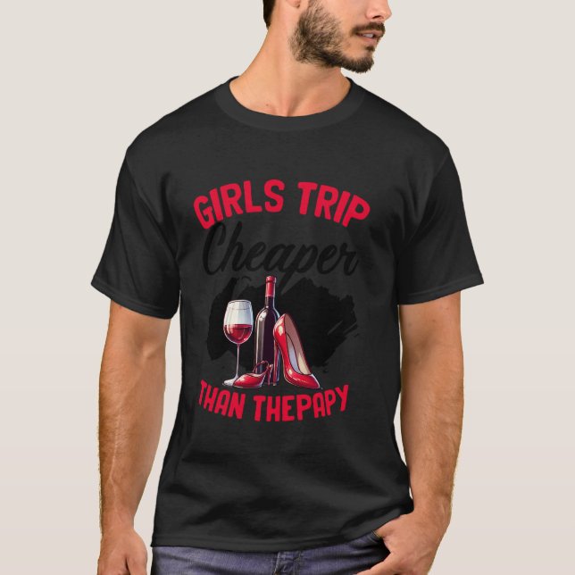 Camiseta Chicas Divertidas Viaje de Despedida de Soltera Fi (Anverso)