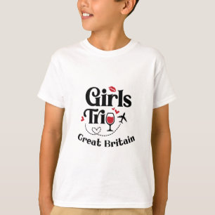 Camiseta Chicas Divertidas Viaje Vino Gran Bretaña Vacacion