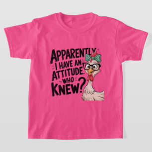 Camiseta Chicas divertidos con actitud arte de palabras