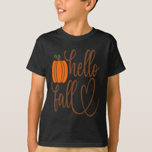 Camiseta chicas divertidos de la cara de calabaza Halloween