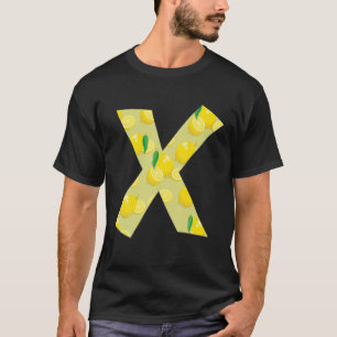 Camiseta Chicas divertidos de la letra monográfica inicial 
