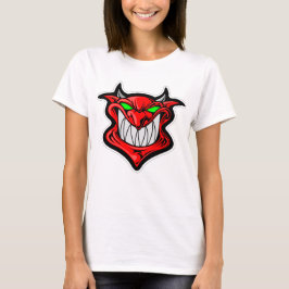 Camiseta Chicas divertidos Novedad de vacaciones DEMON SMIL