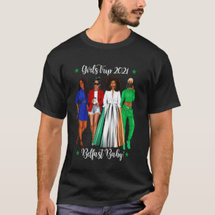Camiseta Chicas divertidos recorren Belfast vacaciones Hen