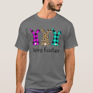 Camiseta Chicas dominicales de Easter Leopard Bunny Rabbit