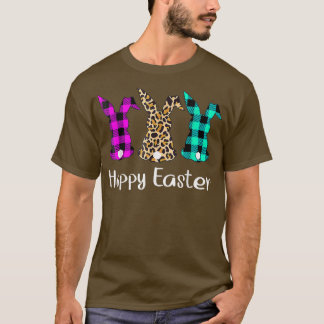 Camiseta Chicas dominicales de Easter Leopard Bunny Rabbit