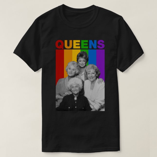 Camiseta Chicas dorados Queens (Diseño del anverso)