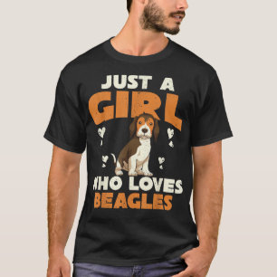 Camiseta Chicas dueñas de perros Beagle Lover Mascota anima