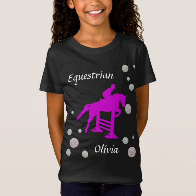 Camiseta Chicas ecuestres (Anverso)