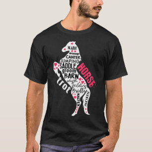 Camiseta Chicas ecuestres ropa infantil