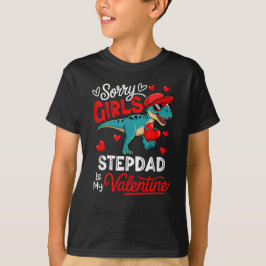 Camiseta Chicas El Chiste Gracioso Stepdad Es Mi San Valent