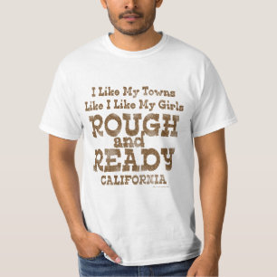Camiseta Chicas en California listos y duros lema turístico