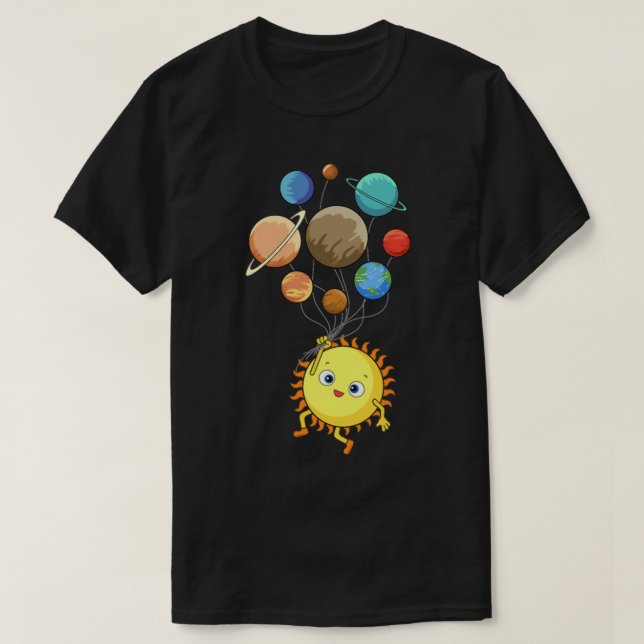 Camiseta Chicas en ciencias espaciales astronómicas de plan (Diseño del anverso)