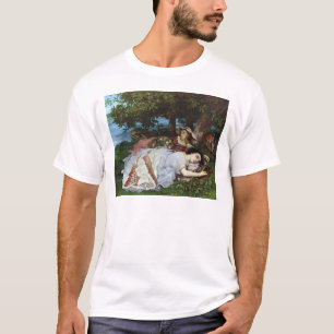 Camiseta Chicas en los bancos del Sena, 1856-57