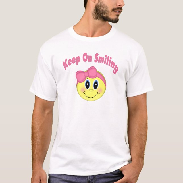Camiseta Chicas enfrentan a chica feliz (Anverso)