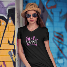 Camiseta Chicas Enlodadas Fuera de Carretera Enlodando