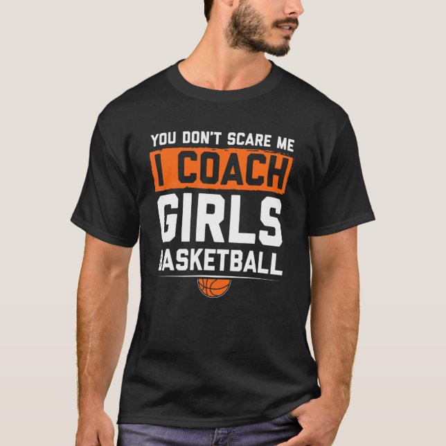 Camiseta Chicas entrenadores entrenadores de baloncesto  (Anverso)