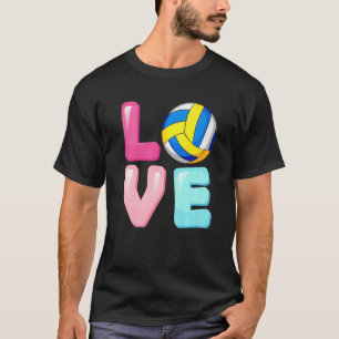 Camiseta Chicas Fans del equipo de vóley Love
