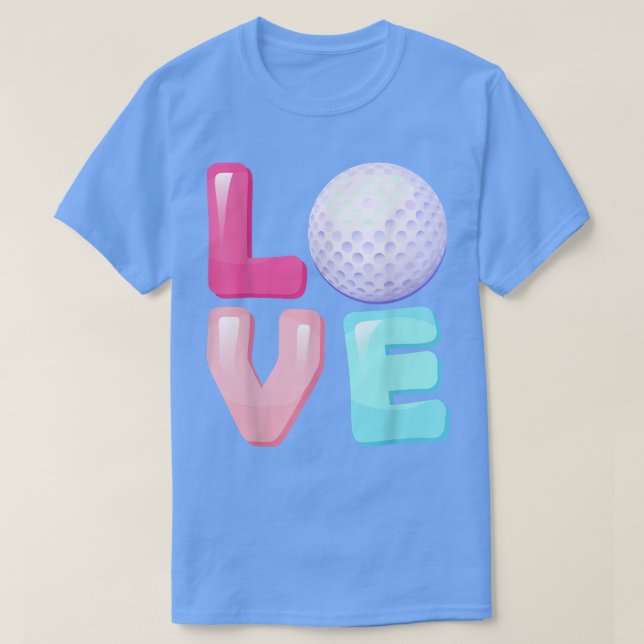 Camiseta Chicas Fans del equipo Love Golf Player (Diseño del anverso)