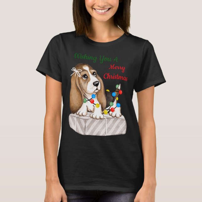 Camiseta Chicas Feliz Navidad  (Anverso)