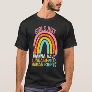 Camiseta Chicas feministas quieren tener derechos fundament