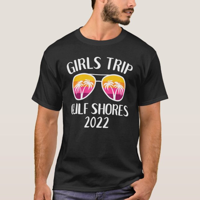Camiseta Chicas Fin de Semana Viaje de Chicas 2022 Alabama  (Anverso)