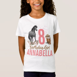 Camiseta Chicas florales de Caballos Negros