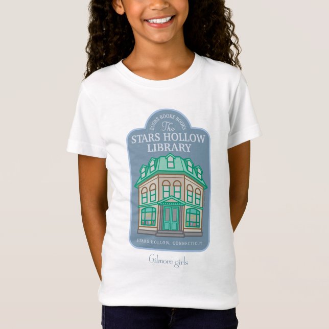 Camiseta Chicas Gilmore | Biblioteca Stars Hollow (Anverso)