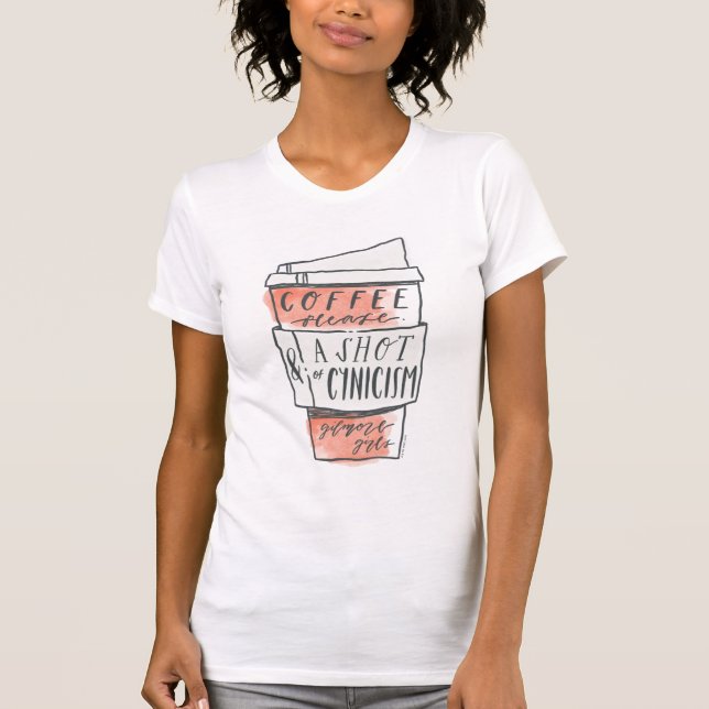 Camiseta Chicas Gilmore | Café Por Favor (Anverso)