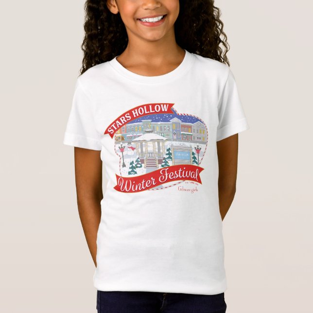 Camiseta Chicas Gilmore | Festival de Invierno Stars Hollow (Anverso)