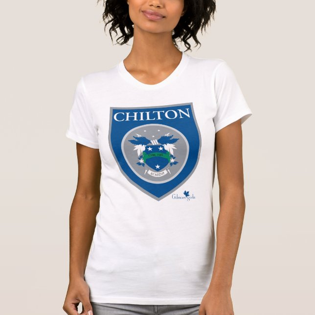 Camiseta Chicas Gilmore | Insignia de la Academia Chilton (Anverso)