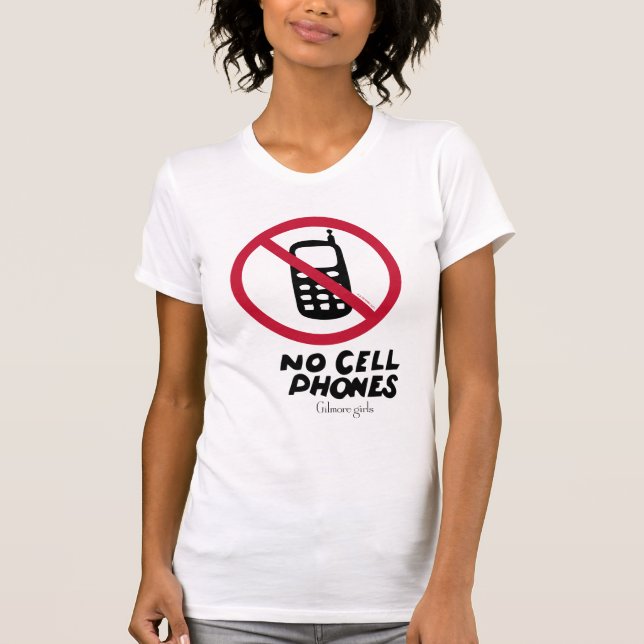 Camiseta Chicas Gilmore | Luke's Diner - Sin celulares (Anverso)
