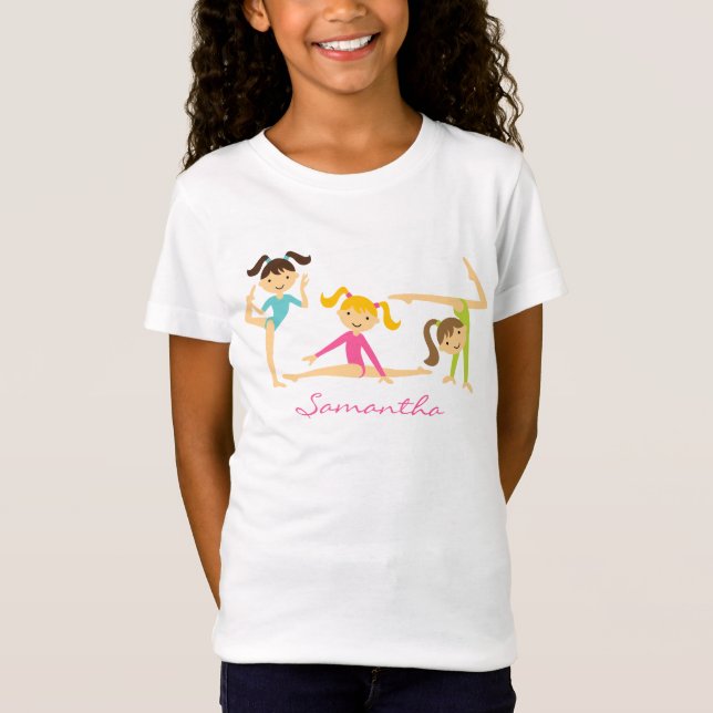 Camiseta chicas gimnasia (Anverso)