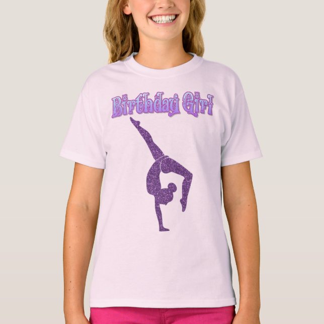 Camiseta Chicas Gimnasia Chica de cumpleaños T-Shirt (Anverso)