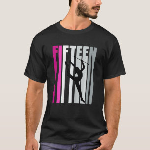 Camiseta Chicas Gimnasia Rítmica 15º cumpleaños Baton Twir