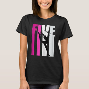 Camiseta Chicas Gimnasia Rítmica 5 cumpleaños Bañón Twirl