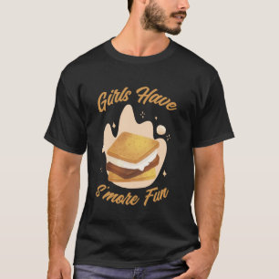 Camiseta Chicas Glamping Se Divierten Más Acampando Glamper