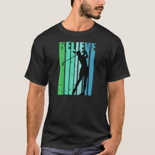 Camiseta Chicas Golf Silhouette Golfing Coach Green C